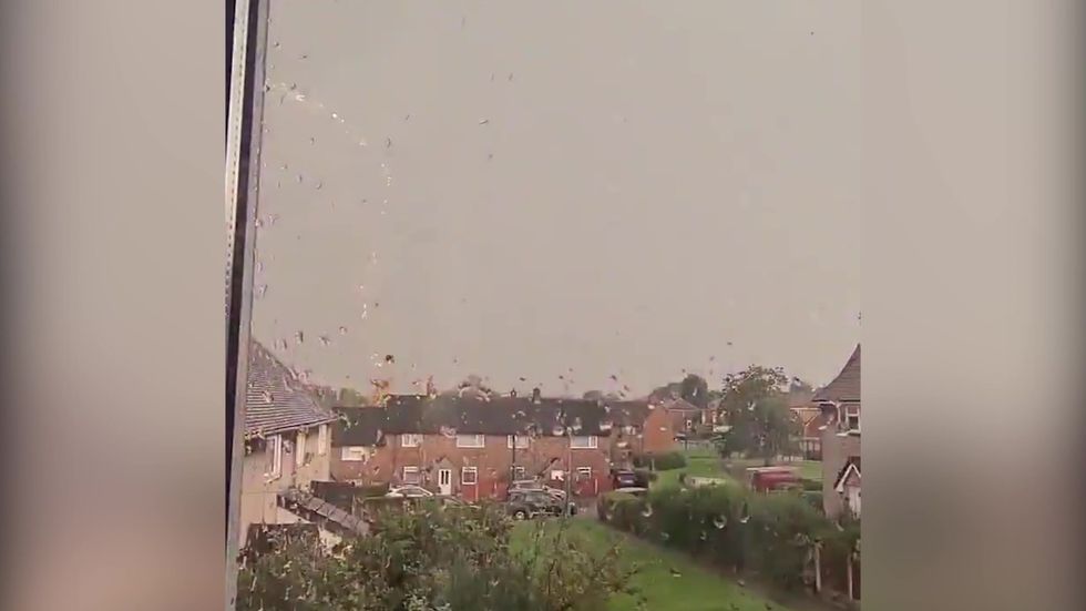 Residents shocked by sudden lightning bolt