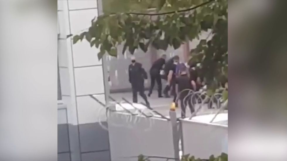 Footage purportedly shows violent holding conditions of prisoners in Minsk