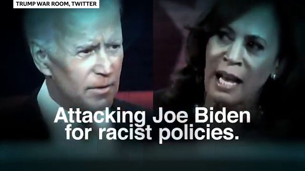 Trump attack ad on Democratic Vice Presidential candidate Kamala Harris