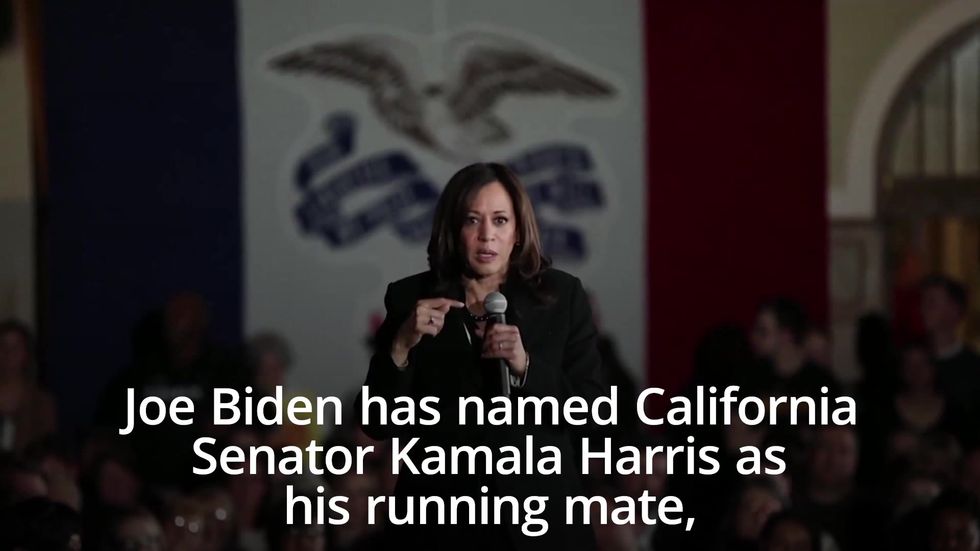 Joe Biden selects California Senator Kamala Harris as running mate