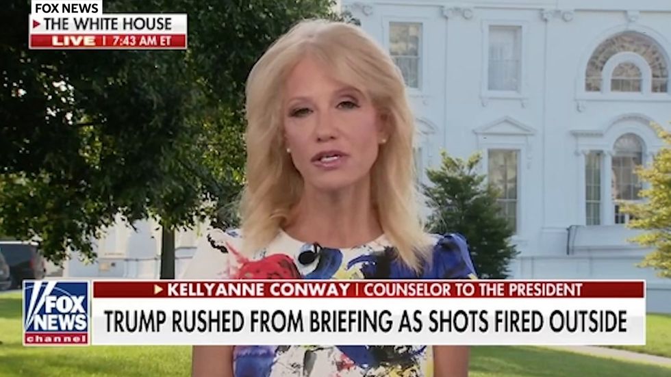 Kellyanne Conway says White House security incident indicates people "losing their minds" over Trump re-election