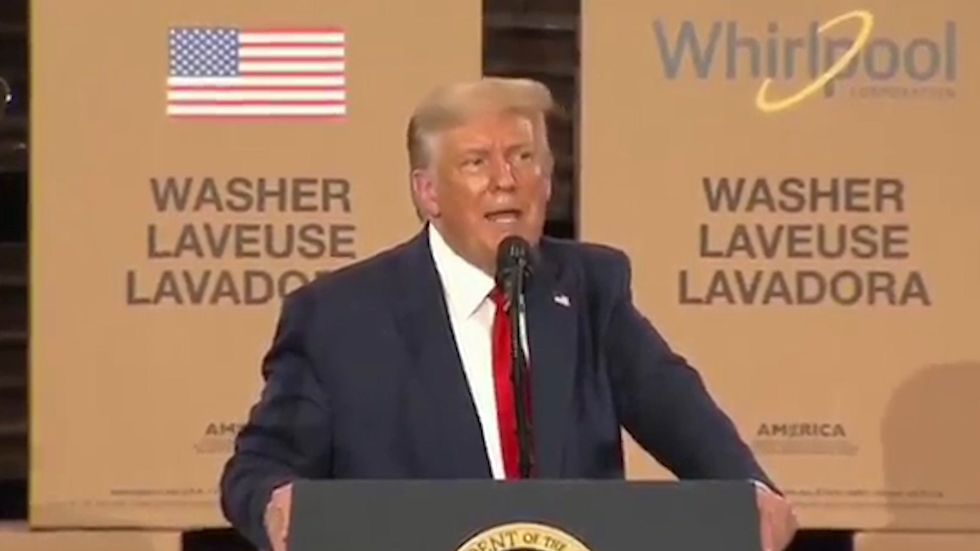 Trump criticizes Green New Deal and compares AOC to child