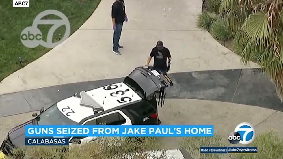 FBI seize firearms at Jake Paul's house