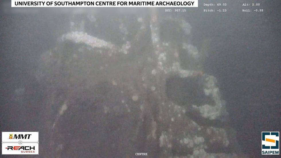 Wreck of German U-boat P47 103 years after it sunk