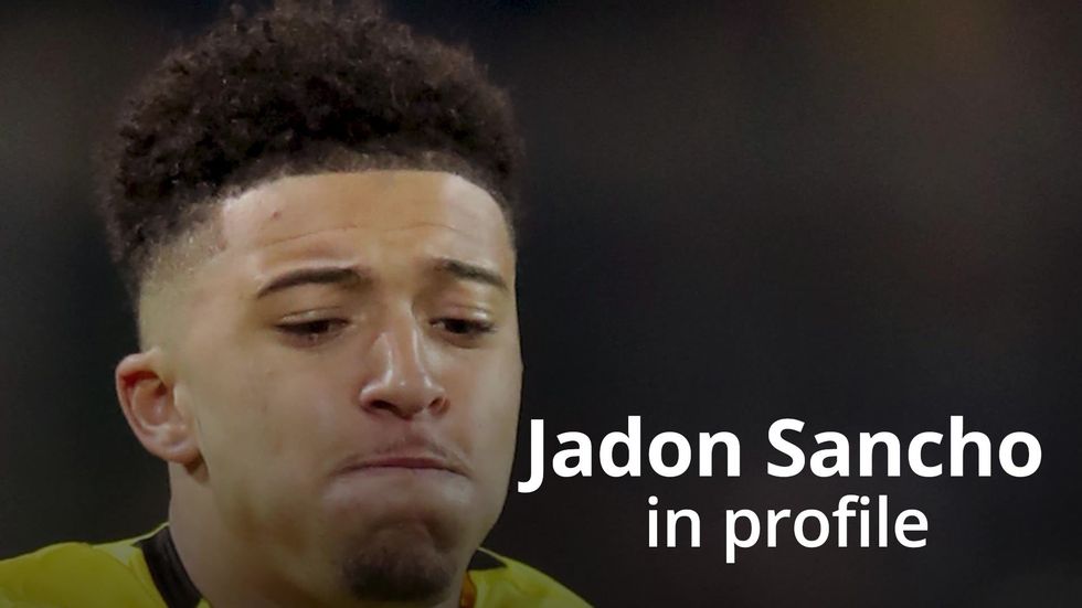 Jadon Sancho in profile