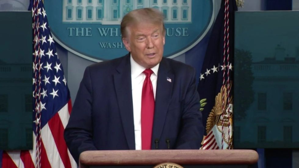 Trump celebrates another candidate vaccine