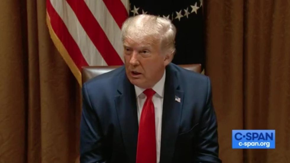 Trump 'doesn't agree with Fauci on many things' and responds to US coronavirus death toll with 'fake news'