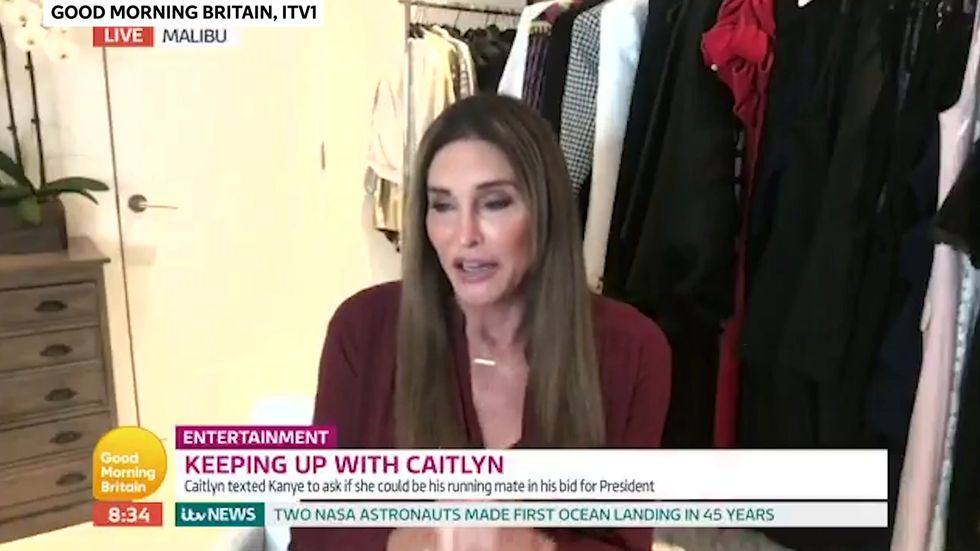 Caitlyn Jenner voices support for Kanye West on Good Morning Britain