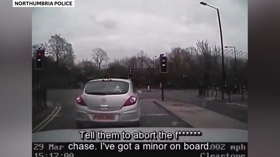 Speeding driver calls 999 during police chase to complain about being chased