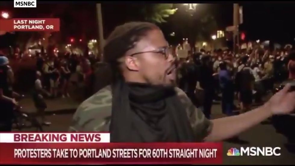 Protester says federal troops were escalating the violence in Portland