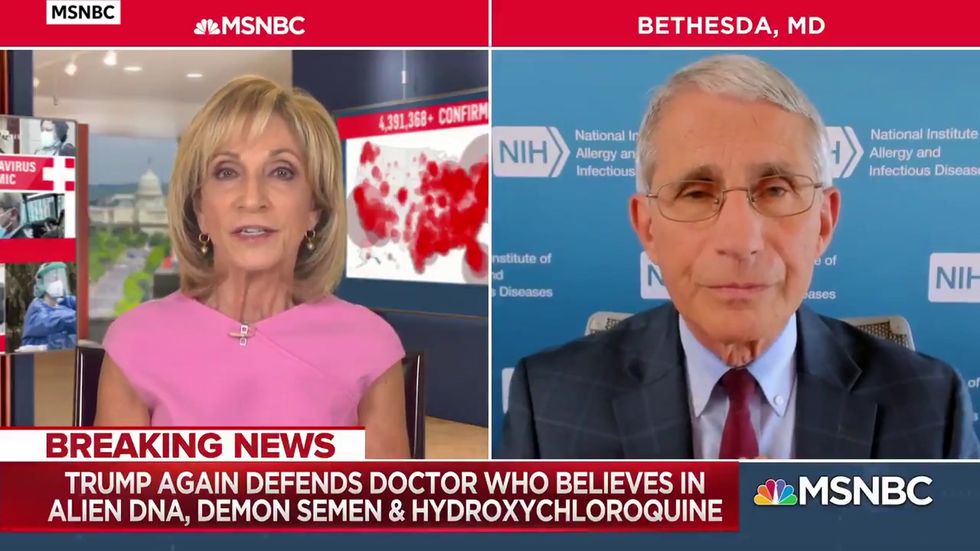 Fauci insists hydroxychloroquine is not effective in treating coronavirus