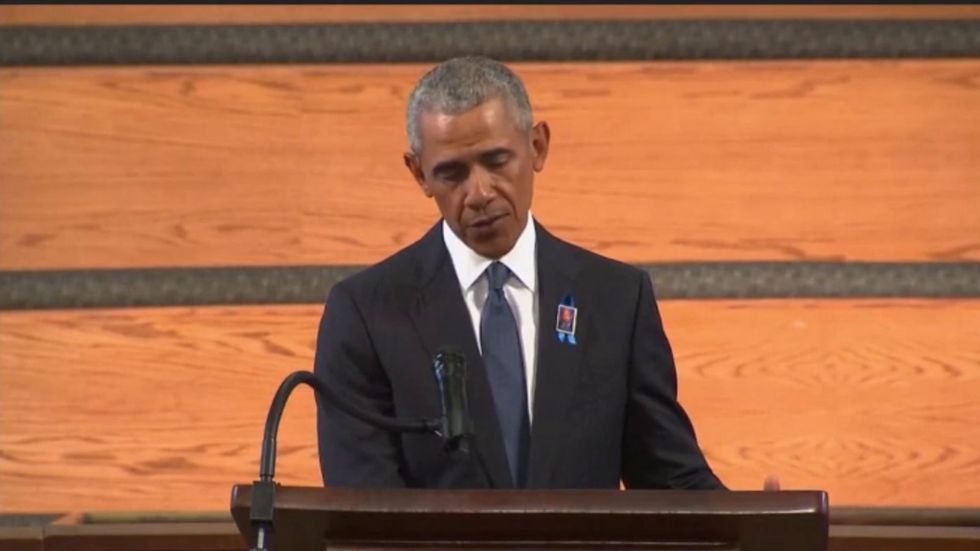 Barack Obama hails John Lewis as a 'founding father' of a better America