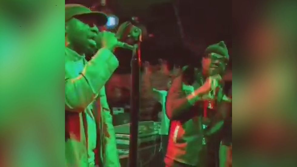 Longtime member of The Roots Malik B performs live