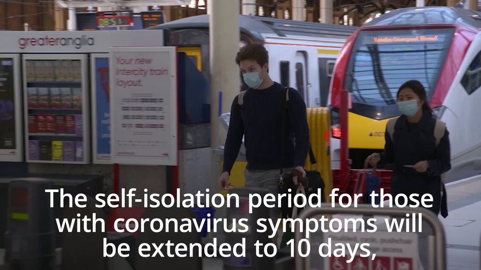 Self-isolation period for those with Covid-19 symptoms to be extended to 10 days