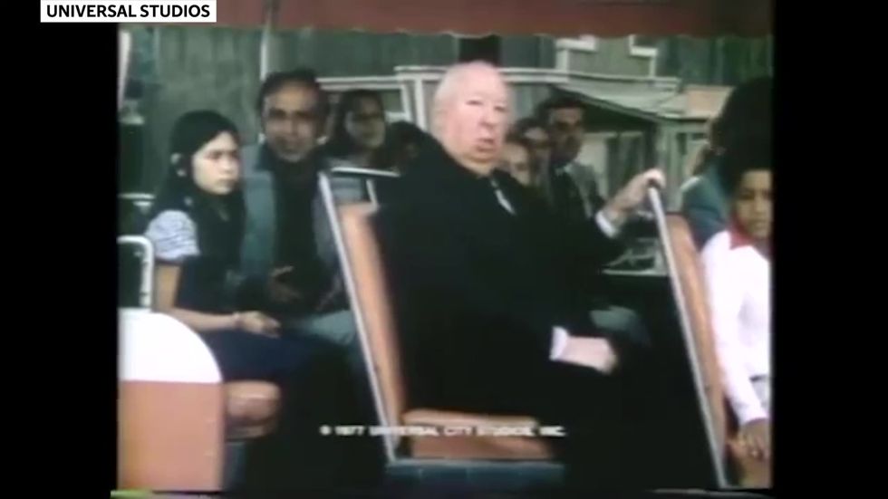 Alfred Hitchcock's Universal Studios tour trailer