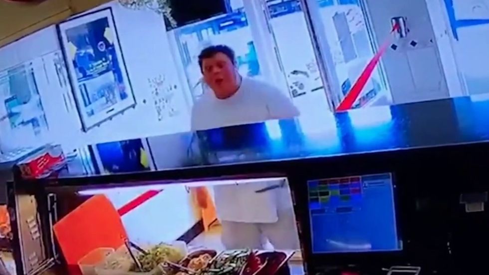 Knife-wielding teenager attempts to hold up kebab shop for bag of chips