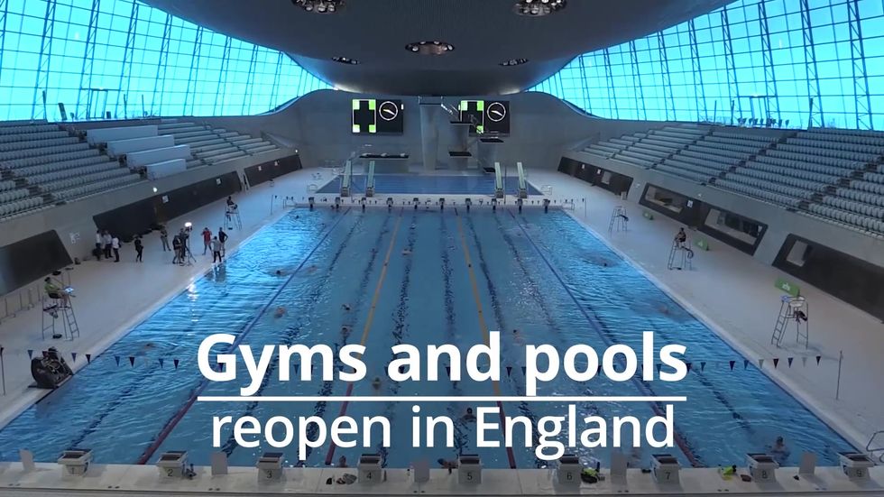 Gyms and pools reopen in England amid bleak financial warnings for leisure industry