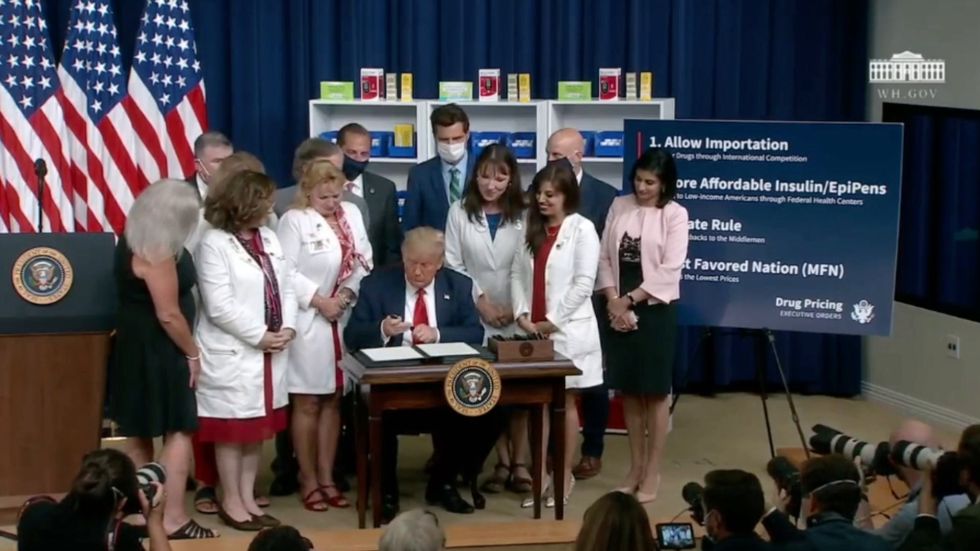 Trump signs executive orders on lowering drug prices