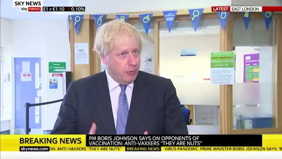 Boris says he has lost 'about a stone and a bit' and is encouraging the UK public to exercise and eat healthier