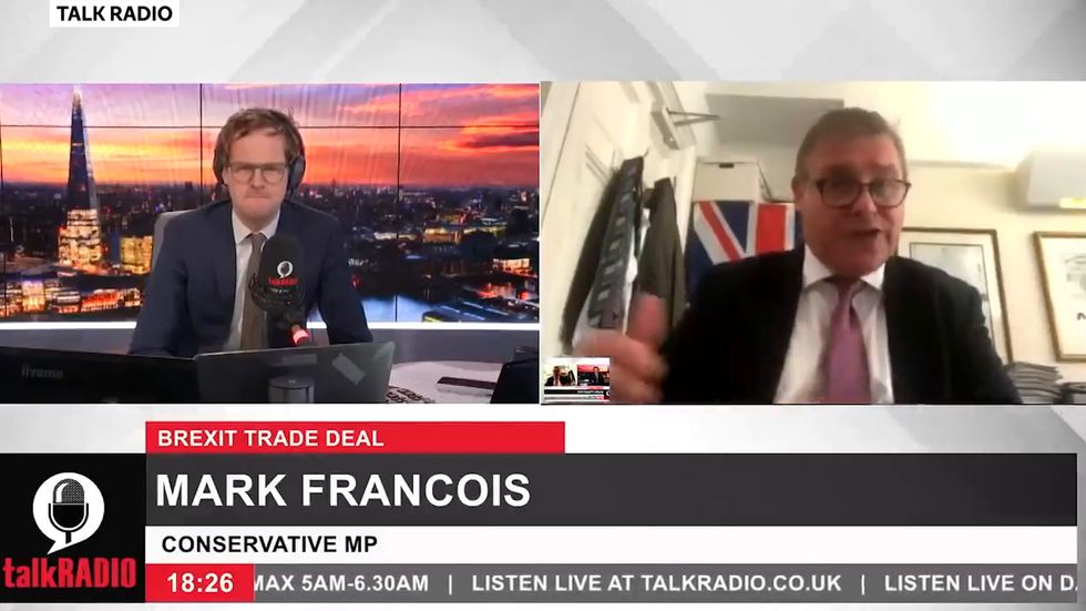 Brexiteer Mark Francois mocks Michel Barnier’s accent as he insists there will be a deal with EU