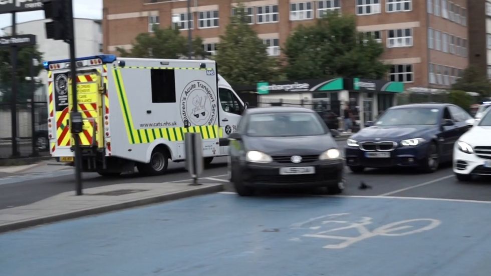 Arrest made and knife seized after person runs onto train tracks in east London