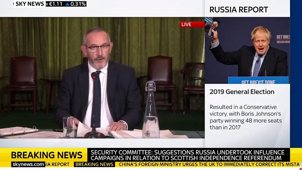 Government 'actively avoided' evidence of Russian interference in Brexit as long-awaited report released