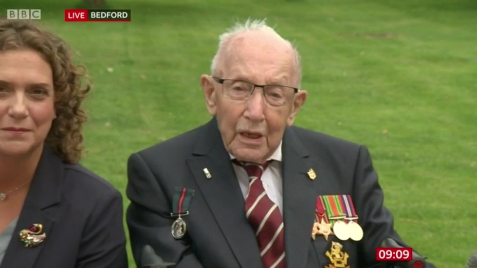 Knighthood from the Queen 'something very special' says Captain Sir Tom Moore