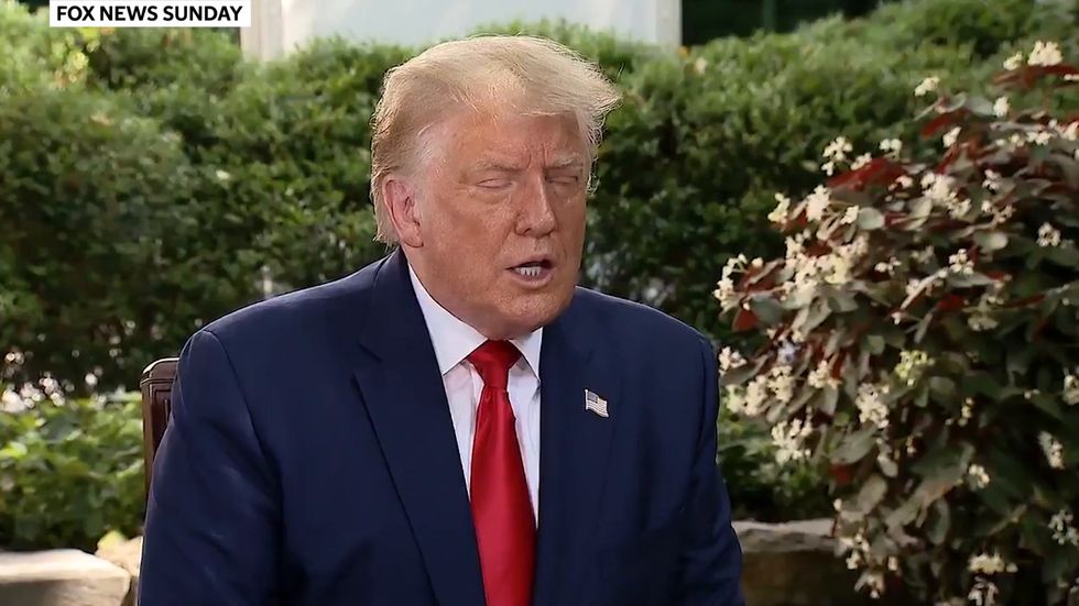Donald Trump gets angry when Chris Wallace pushes him on Biden claims