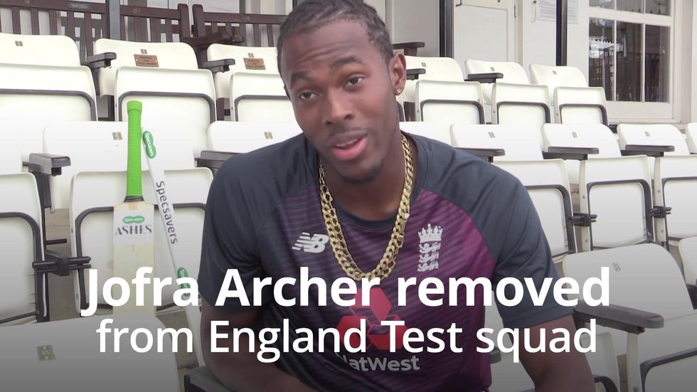 Jofra Archer 'extremely sorry' after being excluded by England