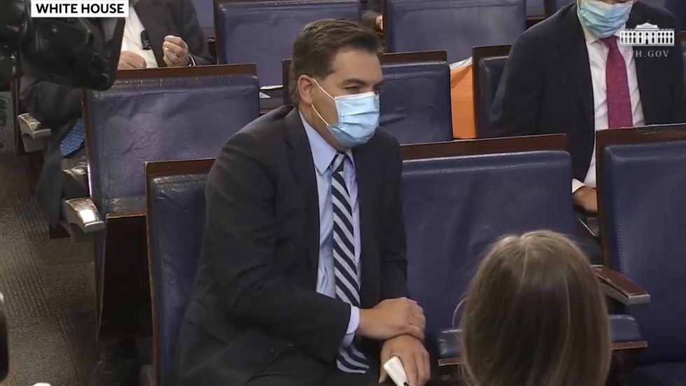 Kayleigh McEnany denies Trump undermining Dr Fauci despite sending 'opposition research' to reporters