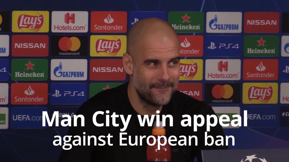 Manchester City win appeal against European ban