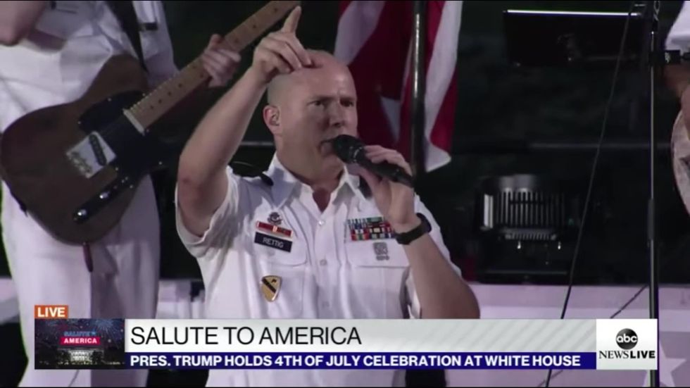 White House 4th of July entertainment sees cover band perform Bruno Mars song