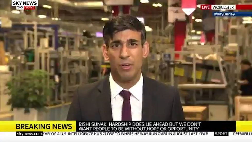 Rishi Sunak says government 'can't protect every job'