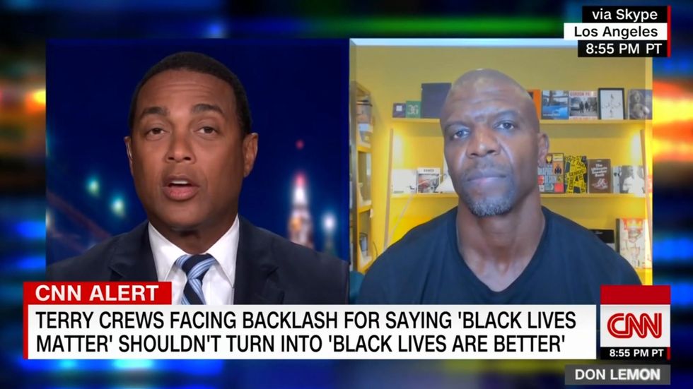 Terry Crews has tense conversation with Don Lemon on Black Lives Matter