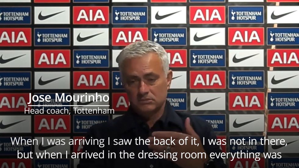 Jose Mourinho 'happy' with Tottenham row between Lloris and Son