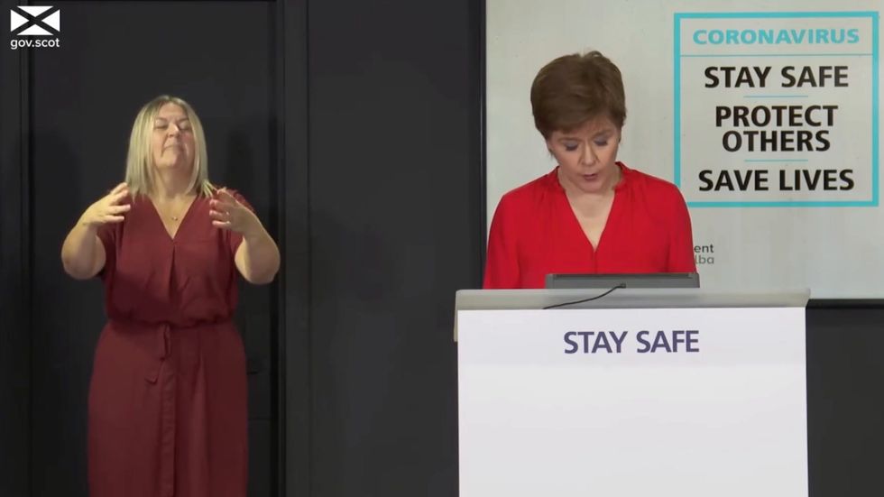 Nicola Sturgeon announces beer gardens and outdoor cafes are open in Scotland