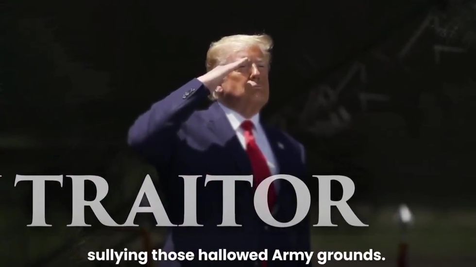 'Benedict Donald': Advert from veterans' group compares Trump to America's greatest traitor over Russia bounties