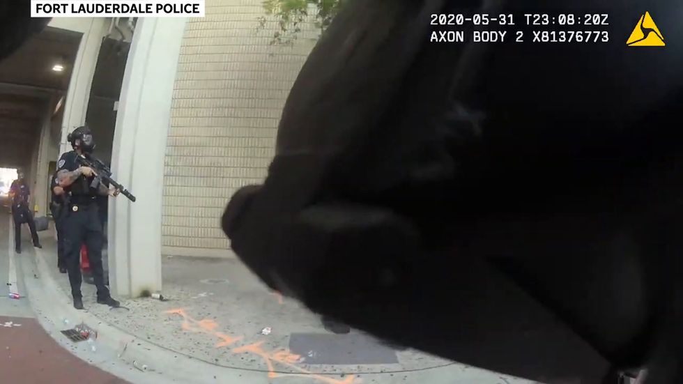 Florida cops laugh about shooting rubber bullets at protesters