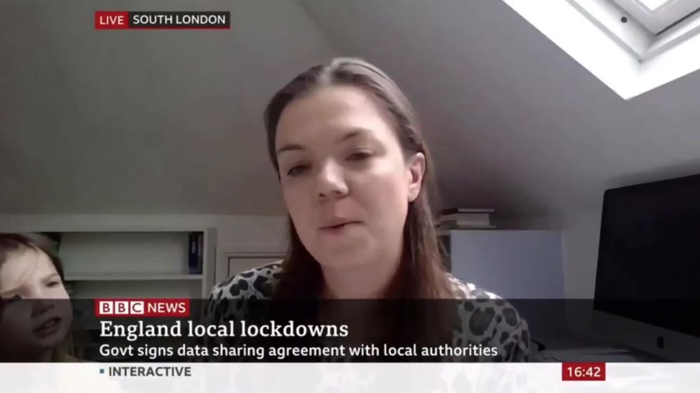 Child interrupts live BBC interview