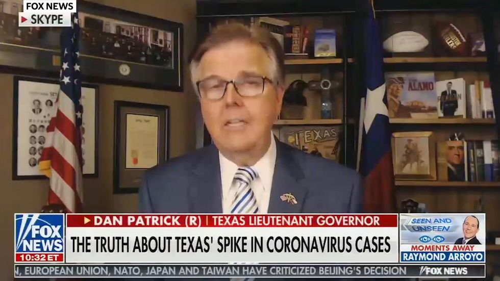 Texas Lt Governor Dan Patrick says he'll no longer listen to Anthony Fauci