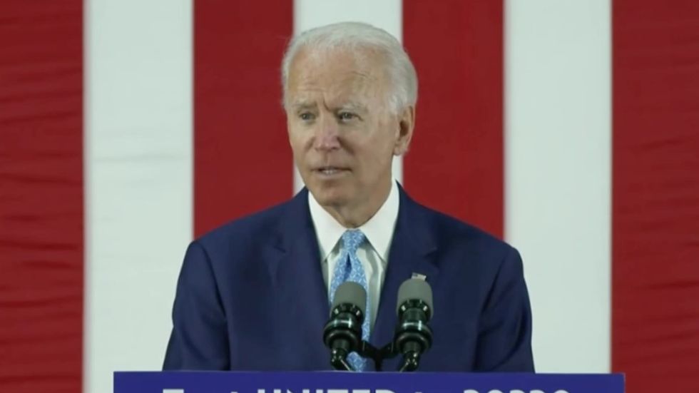 Joe Biden tells Trump to address PPE shortage 'before you tee off'