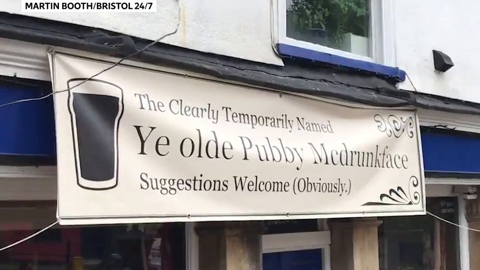 Bristol pub Colston Arms renamed as Ye Olde Pubby McDrunkface after slaver statue pulled down