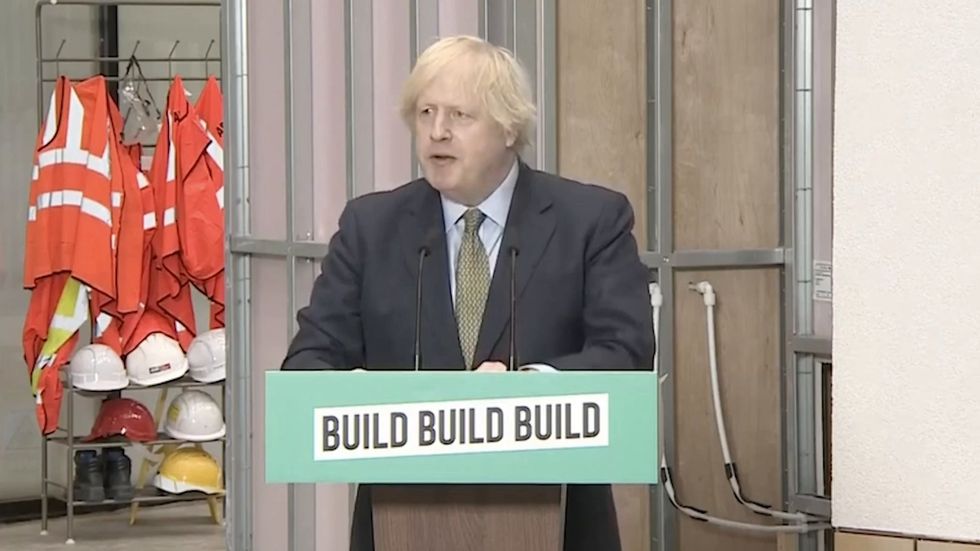Boris Johnson says government will 'build back better and build back bolder'