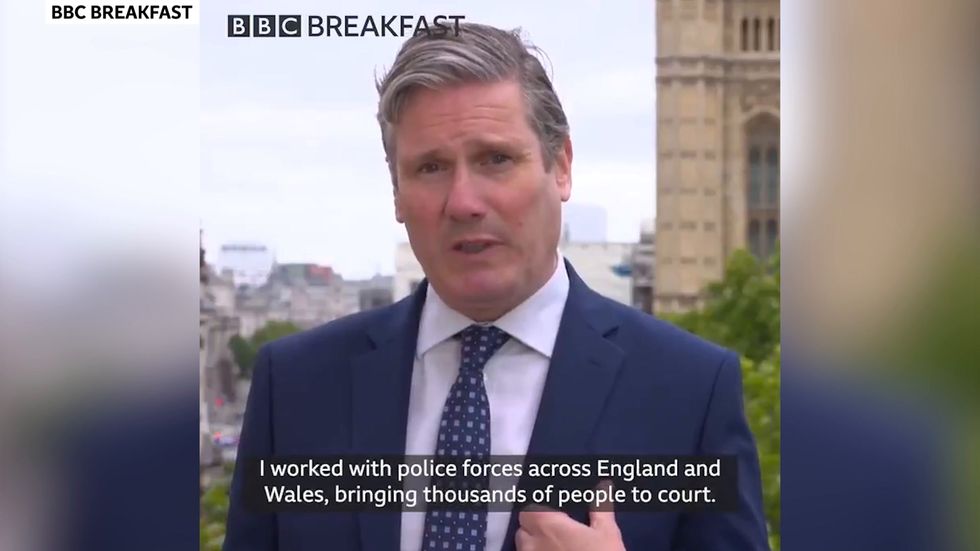 Keir Starmer says it’s 'nonsense' to call to ‘defund the police’ over black lives 'moment'