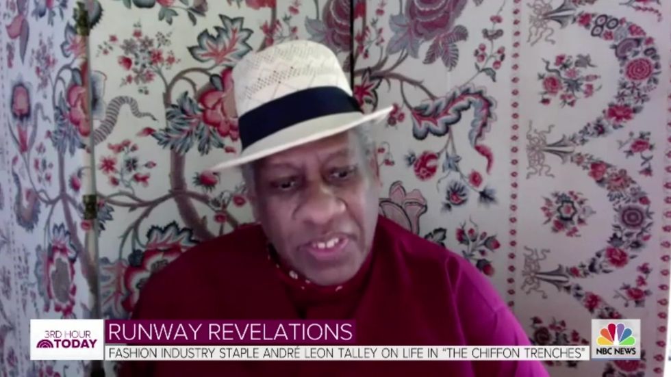 Andre Leon Talley says it's important every man of colour tells their story says he could've George Floyd