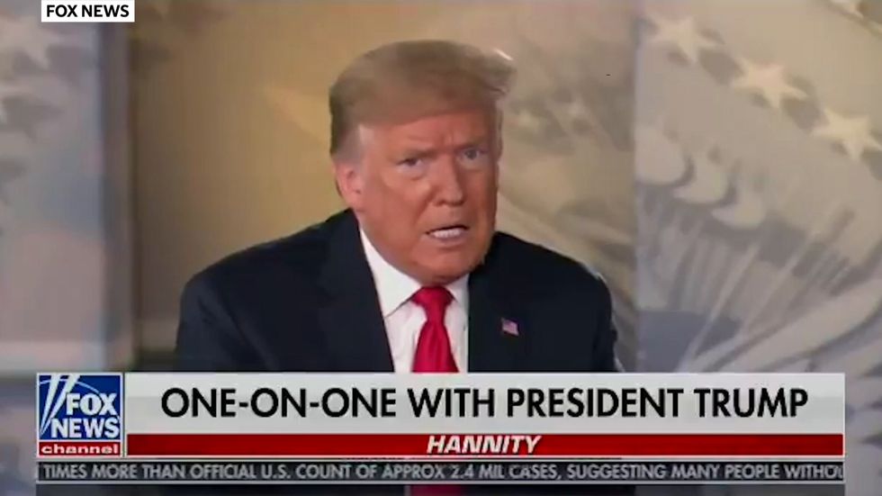 Trump says Biden's 'going to be your president because some people don't love me, maybe'