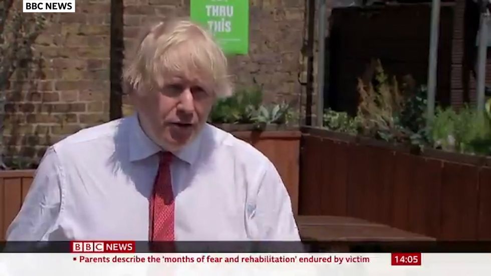 Boris Johnson says people 'taking liberties' with social distancing rules