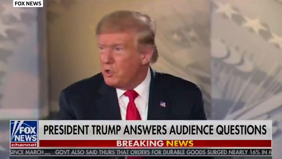 Trump says his greatest achievement is a veterans law first passed by Obama