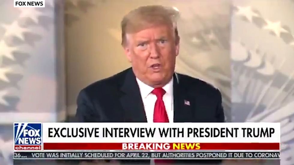 Trump calls coronavirus 'Corona-19' during Sean Hannity interview