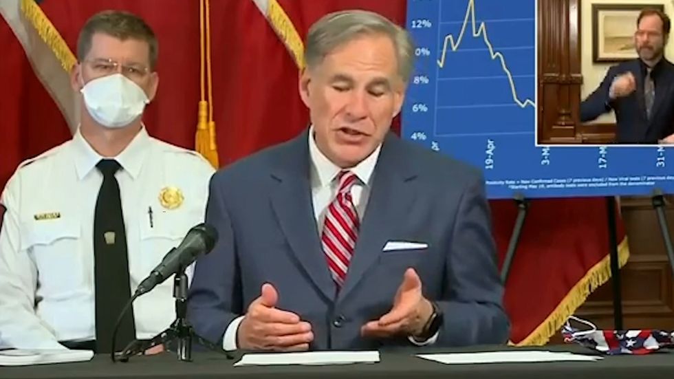 Texas governor says Covid-19 spreading at 'unacceptable' rate